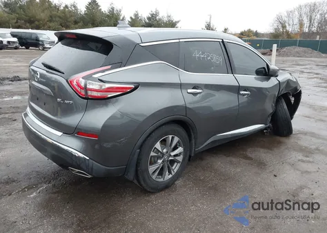 2017 Nissan Murano Sl z USA, uszkodzony, nr VIN 5N1AZ2MH3HN195379
